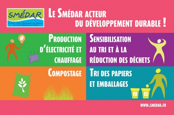 Affiche Smédar, acteur du développement durable Affiche Smédar, acteur du développement durable